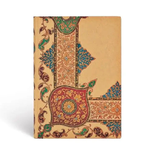Visions of Paisley Ivory Kraft MIDI Lined Softcover Journal, 176pg, 100gsm by Paperblanks (Lyon Florals) by Paperblanks