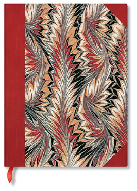 Rubedo Hardcover Journals Ultra 144 Pg Unlined Cockerell Marbled Paper by Paperblanks Journals Ltd