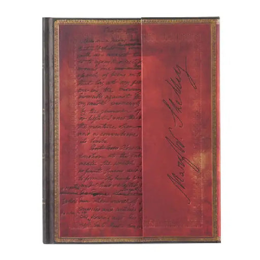 Paperblanks Mary Shelley, Frankenstein Embellished Manuscripts Collection Hardcover Journal Ultra Lined Wrap 144 Pg 120 GSM by Paperblanks