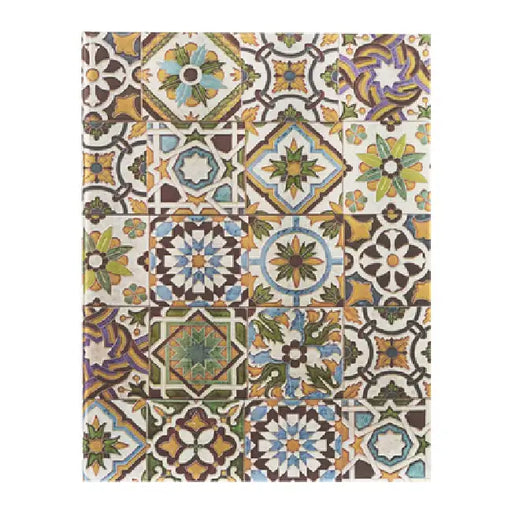 Paperblanks Porto Portuguese Tiles Hardcover Journal Ultra Unlined Elastic Band Closure 144 Pg 120 GSM by Paperblanks