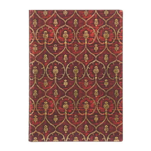 Red Velvet MIDI Lined Softcover Journal, 176pg, 100gsm, Velvet Dalmatic Collection by Paperblanks (Red Velvet) by Paperblanks