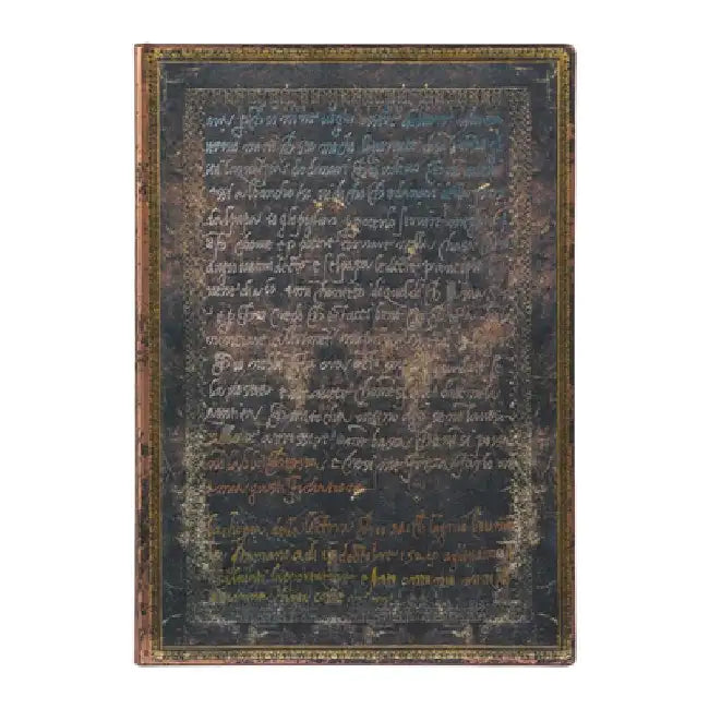 Michelangelo, Handwriting MIDI Unlined Softcover Journal, 176pg, 100gsm by Paperblanks (Embellished Manuscripts Collection) by Paperblanks