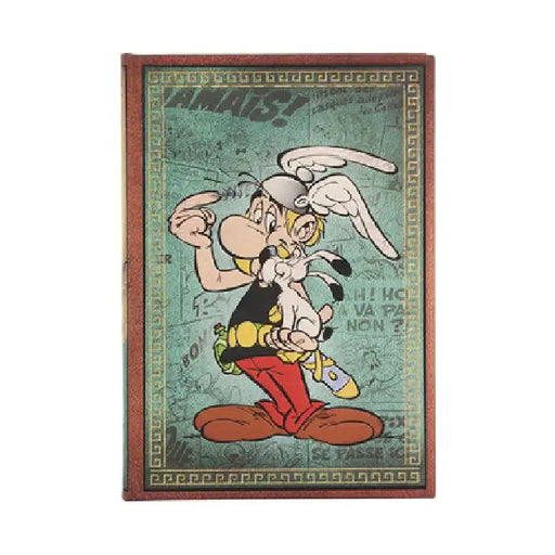 Paperblanks Asterix the Gaul the Adventures of Asterix Hardcover Journals MIDI Unlined Elastic Band 144 Pg 120 GSM by Paperblanks