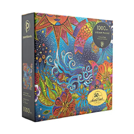 Celestial Magic 1000 Piece Jigsaw Puzzle, Laurel Burch Collection by Paperblanks (Whimsical Creations): Celestial Magic Whimsical Creations Puzzle 100 by Paperblanks