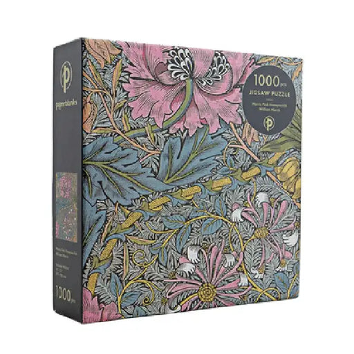 Morris Pink Honeysuckle 1000 Piece Jigsaw Puzzle by Paperblanks (William Morris): Morris Pink Honeysuckle William Morris Puzzle 1000 by Paperblanks