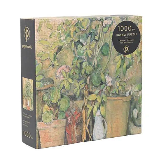 Cezanne's Terracotta Pots and Flowers 1000 Piece Jigsaw Puzzle, the Barnes Collection by Paperblanks (Cezanne's Terracotta Pots and Flowers) by Paperblanks