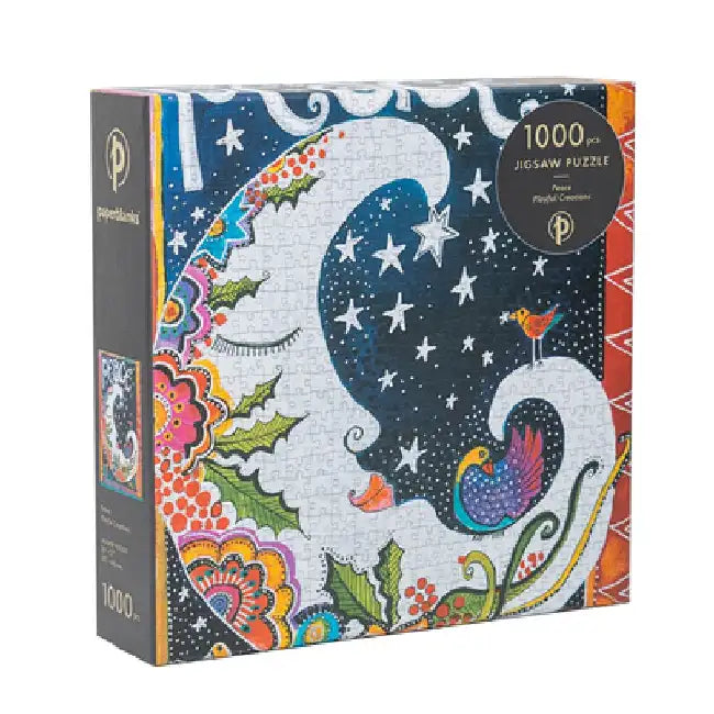 Peace 1000 Piece Jigsaw Puzzle, Laurel Burch Collection by Paperblanks (Playful Creations) by Paperblanks