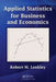Applied Statistics for Business and Economics by Robert M. Leekley