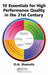 10 Essentials for High Performance Quality in the 21st Century by Diomidis H. Stamatis