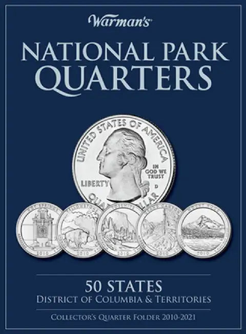 National Park Quarters Collector's Quarter Folder 2010-2021: 50 States, District of Columbia & Territories by Warman's