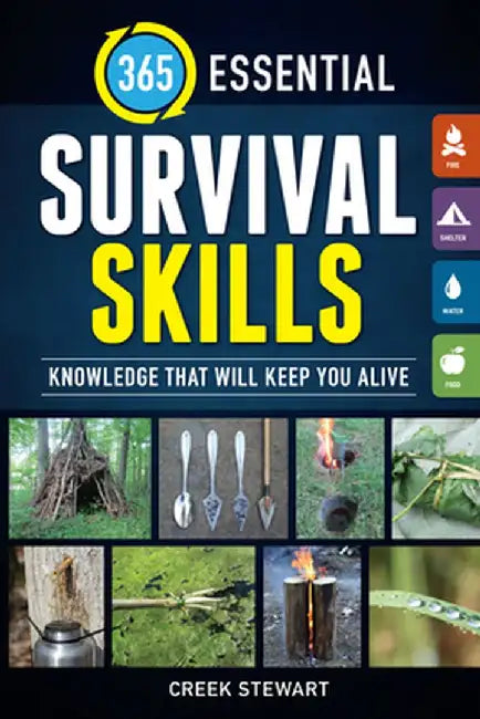 365 Essential Survival Skills: Knowledge That Will Keep You Alive by Creek Stewart