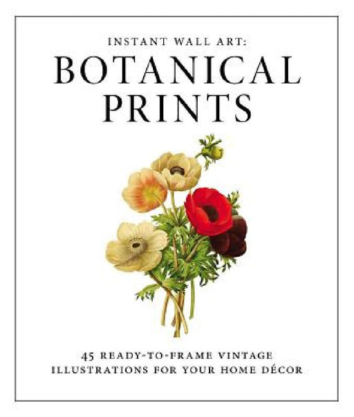 Instant Wall Art - Botanical Prints: 45 Ready-To-Frame Vintage Illustrations for Your Home Decor by Adams Media