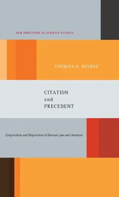 Citation and Precedent by Thomas Oliver Beebee