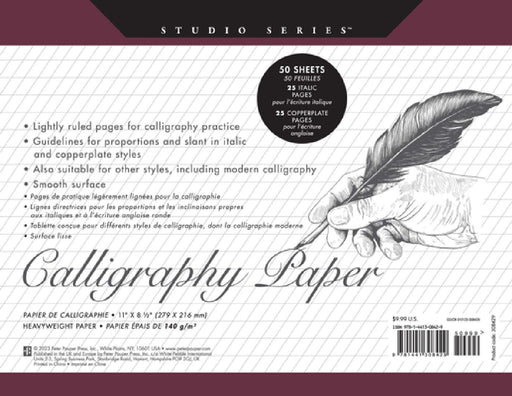 Studio Series Calligraphy Paper Pad  by Peter Pauper Press Inc