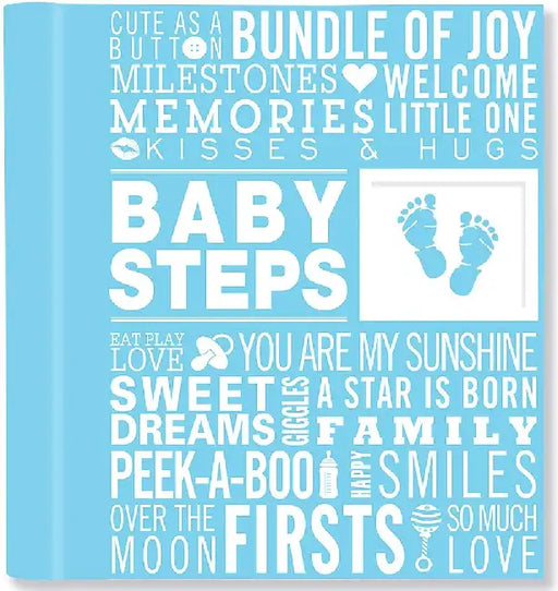 Baby Steps Babys First-Year Album Blue B 