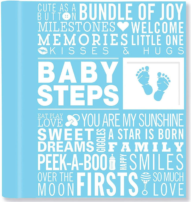 Baby Steps Babys First-Year Album Blue B  by Peter Pauper Press Inc