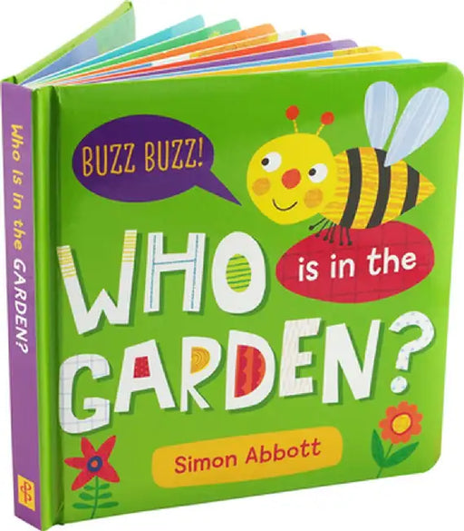 Who Is in the Garden? Board Book by Simon Abbott