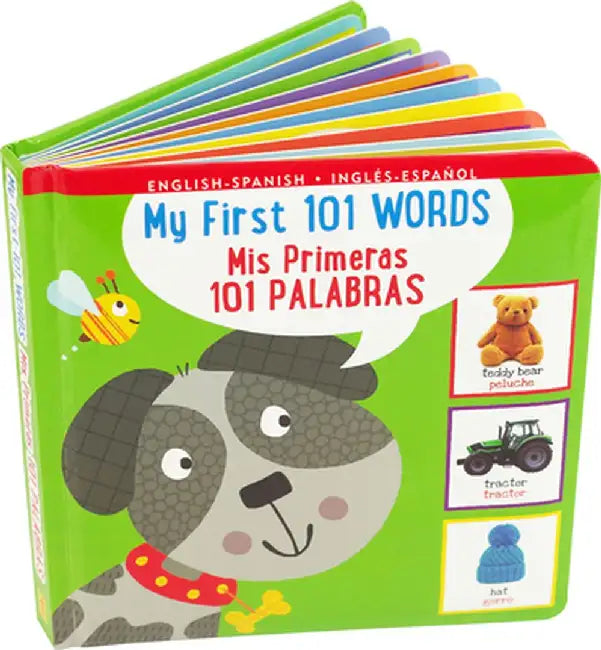 My First 101 Words Bilingual Board Book (English/Spanish) (Padded) by Simon Abbott