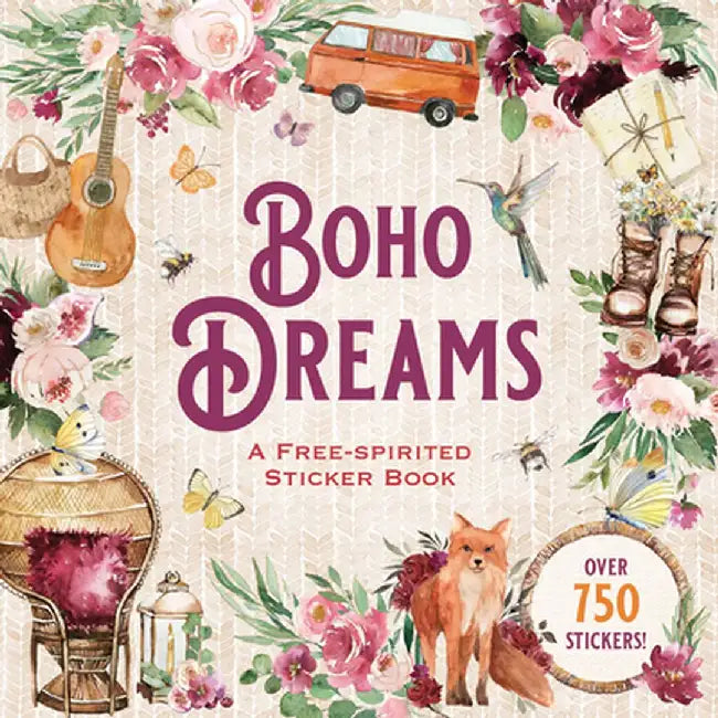 Boho Dreams Sticker Book: A Free-Spirited Sticker Book by Peter Pauper Press