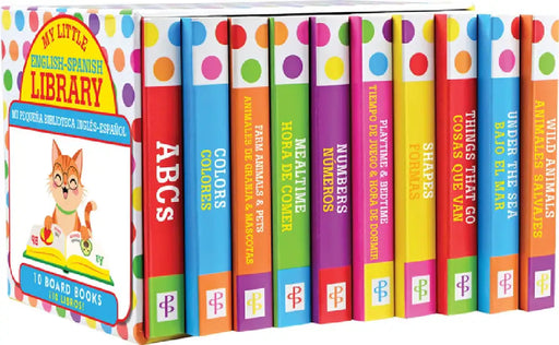 My Little Library of Bilingual Board Books - (Set of 10 English-Spanish Board Books) by Peter Pauper Press Inc