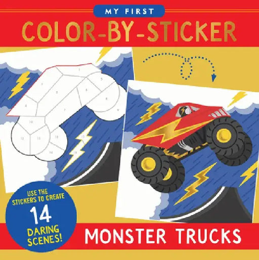 My First Color-By-Sticker Book - Monster Trucks by Martha (ILT) Zschock