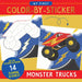 My First Color-By-Sticker Book - Monster Trucks by Martha (ILT) Zschock