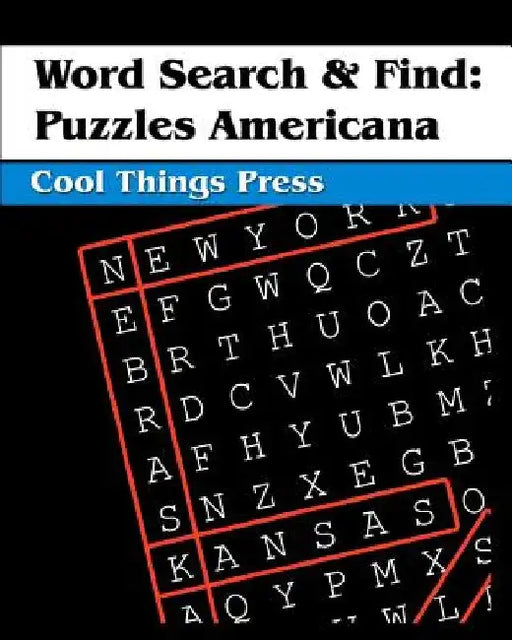 Word Search & Find: Puzzles Americana by Cool Things Press