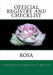 Official Registry And Checklist - Rosa by American Rose Society