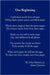 Our Beginning by John Paduano Jr. and Adam J. Jenness