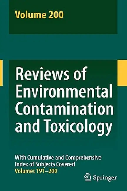 Reviews of Environmental Contamination and Toxicology 200 by David M. Whitacre