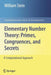 Elementary Number Theory: Primes, Congruences, and Secrets: A Computational Approach by William Stein
