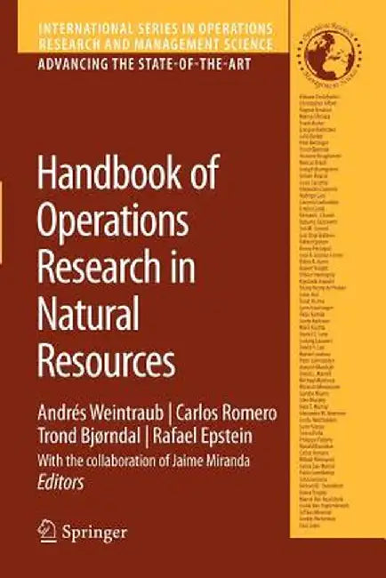Handbook of Operations Research in Natural Resources by Andres Weintraub