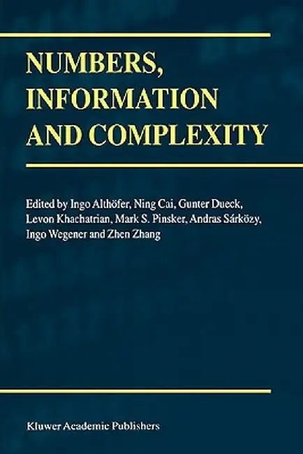Numbers, Information and Complexity by Ingo Althöfer