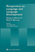 Perspectives on Language and Language Development: Essays in Honor of Ruth A. Berman by Dorit Diskin Ravid