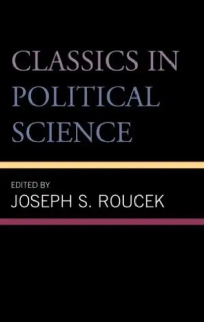 Classics in Political Science by Joseph S. Roucek