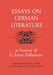 Essays on German Literature: In Honour of G. Joyce Hallamore by Michael Batts, Marketa Stankiewicz