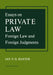Essays on Private Law: Foreign Law and Foreign Judgments by Ian Baxter