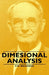 Dimesional Analysis by P. W. Bridgman
