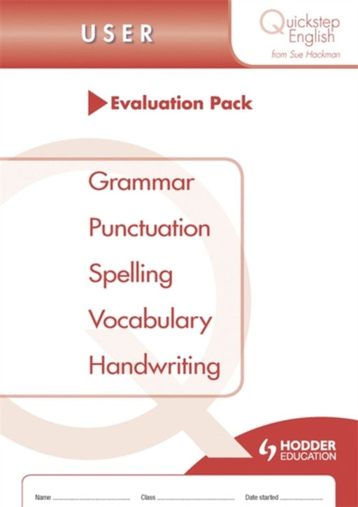 Quickstep English User Stage Eval Pack by No Author