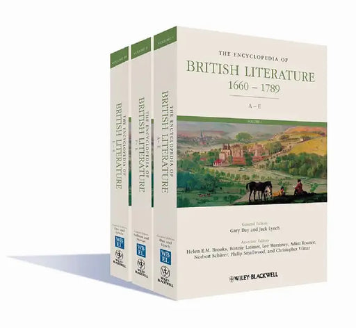 The Encyclopedia Of British Literature 1660 - 1789  (MULTI VOL SETS 3 Vols.) by Gary Day, Jack Lynch