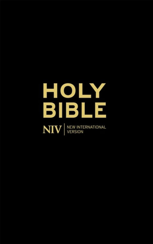 NIV Thinline Black Hardback Bible by New International Version