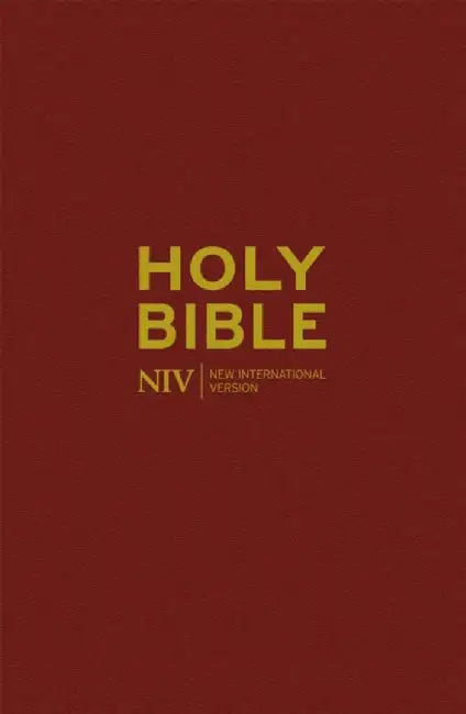 NIV Popular Burgundy Hardback Bible by New International Version
