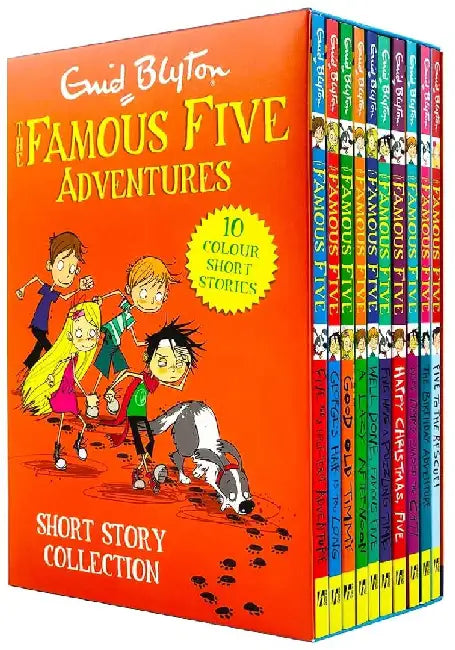 The Famous Five Colour Adventures X 10 Slipcase by Blyton