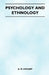 Psychology And Ethnology (Folklore History Series) by A. M. Hocart