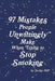 97 Mistakes People Unwittingly Make When Trying to Stop Smoking by Jackie Hill