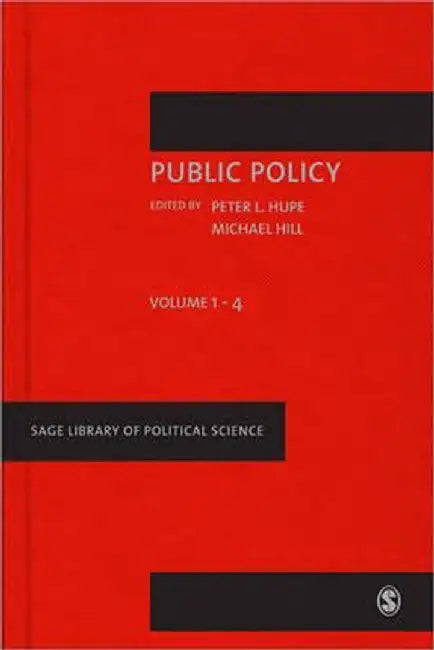 Public Policy by Peter