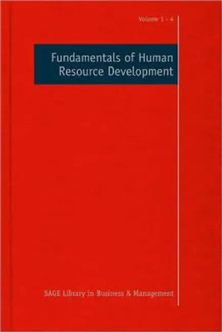 Fundamentals of Human Resource Development by David
