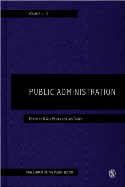 Public Administration by B. (Brainard) Guy Peters, Jon Pierre