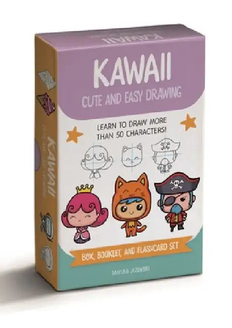 Kawaii Cute and Easy Drawing Deck: Learn to Draw More Than 50 Characters! by Mayumi Jezewski