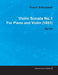 Violin Sonata No.1 by Robert Schumann for Piano and Violin (1851) Op.105 by Robert Schumann